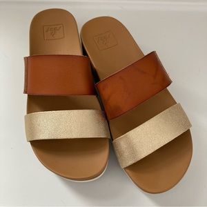 Reef Cushion Vista Hi size 6 Natural / Gold